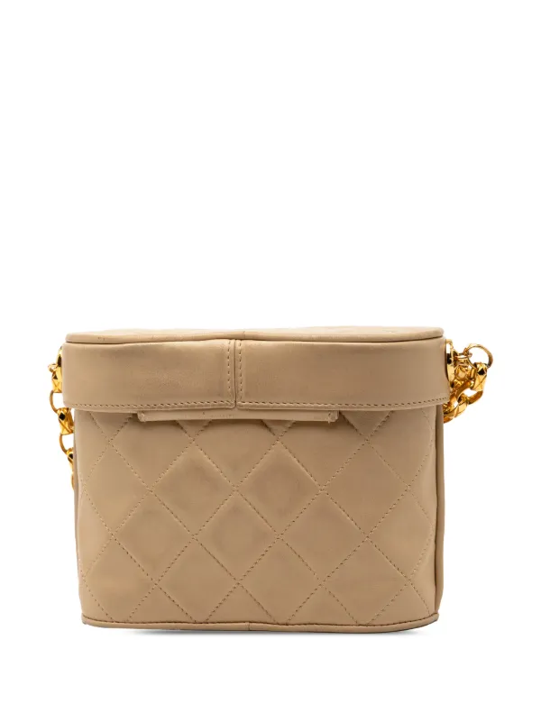 CHANEL Pre-Owned 1989-1991 ココマーク マトラッセ ラムスキン