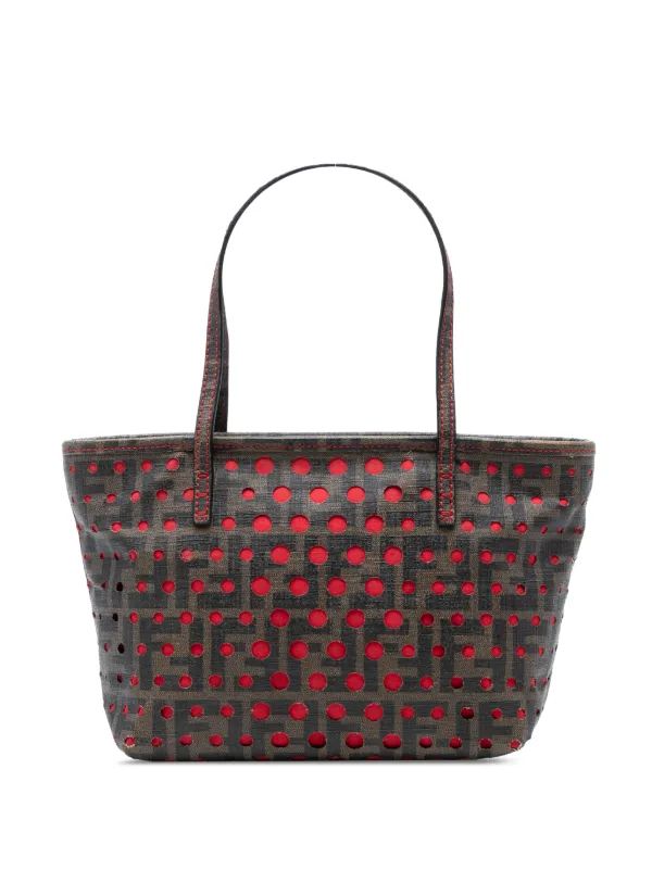 Fendi Small Perforated Zucca Spalmati #279353F77B Fendi Pre-Owned 2010-2025 Small Perforated Zucca Spalmati  main image 3