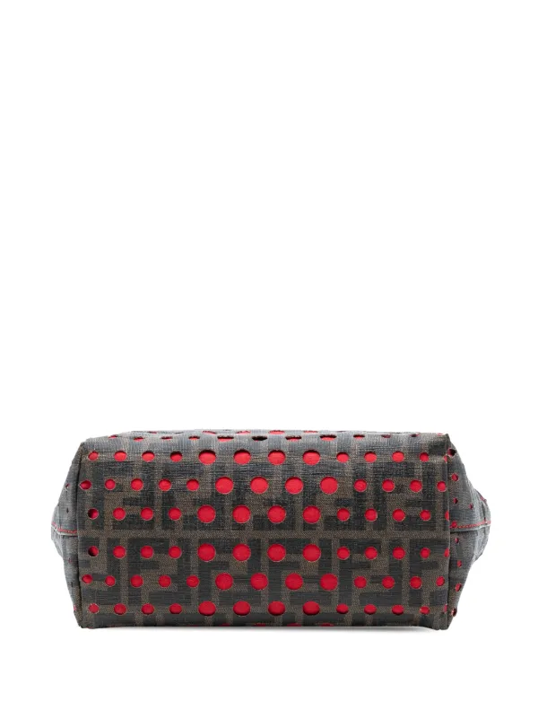 Fendi Pre-Owned 2010-2025 Small Perforated Zucca Spalmati 