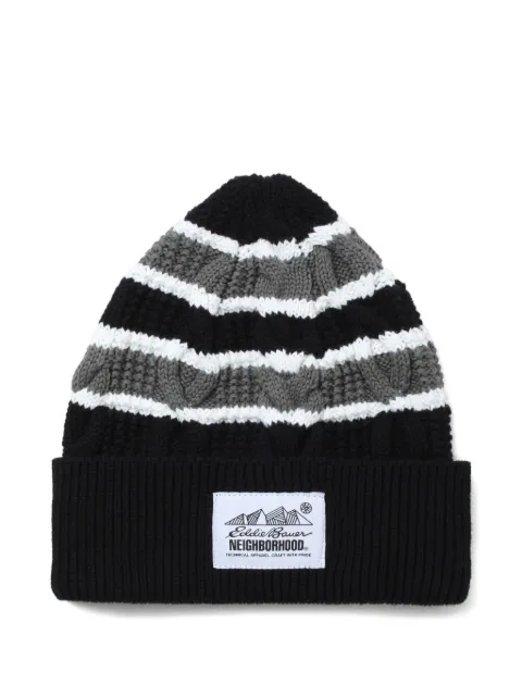 Neighborhood striped cotton cap