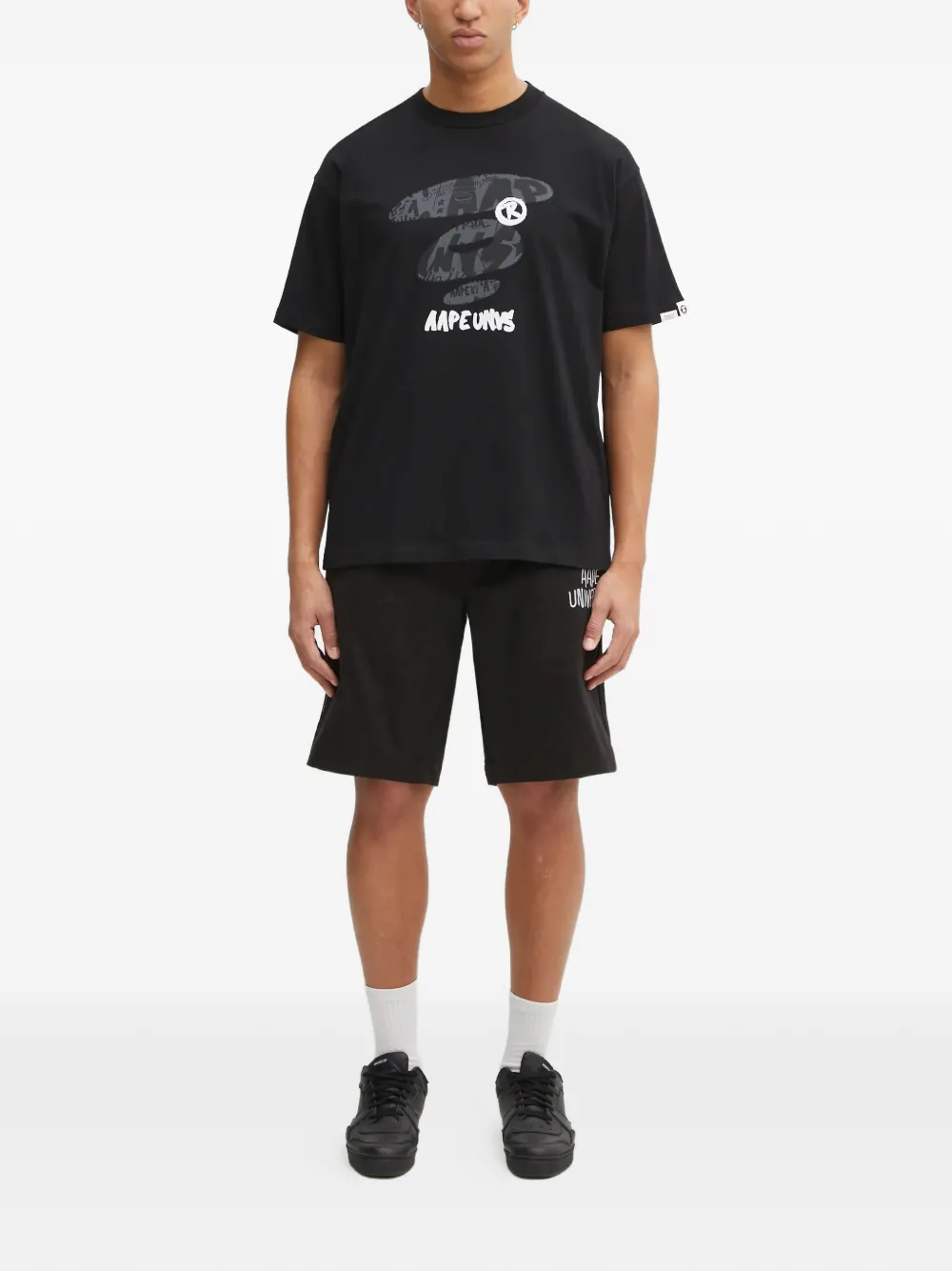 AAPE BY *A BATHING APE® embroidered logo shorts | Shorts habillés | Image 2