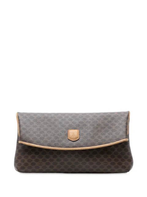 Celine Pre-Owned 2005 Macadam Coated Canvas clutch bag
