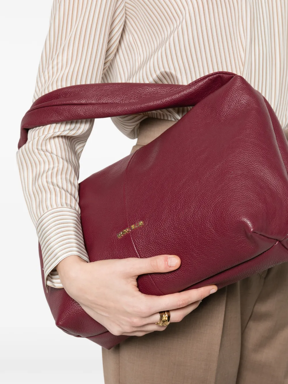 Marc Ellis medium Angie leather tote bag - Rood