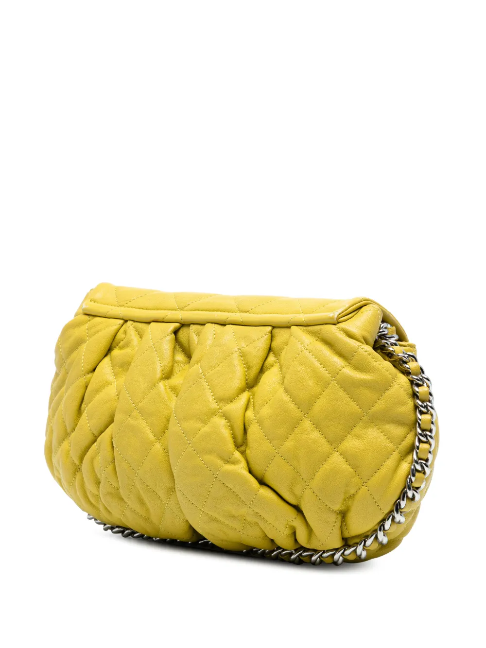 2011 Cc Quilted Lambskin Chain Around Flap Crossbody Bag