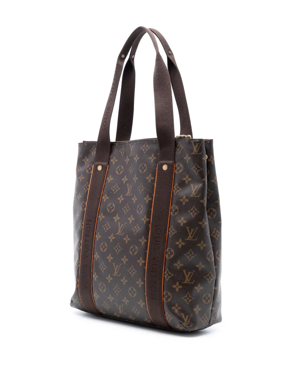 LOUIS VUITTON Pre-owned 2008 Monogram Cabas Beaubourg Tote Bag In Brown