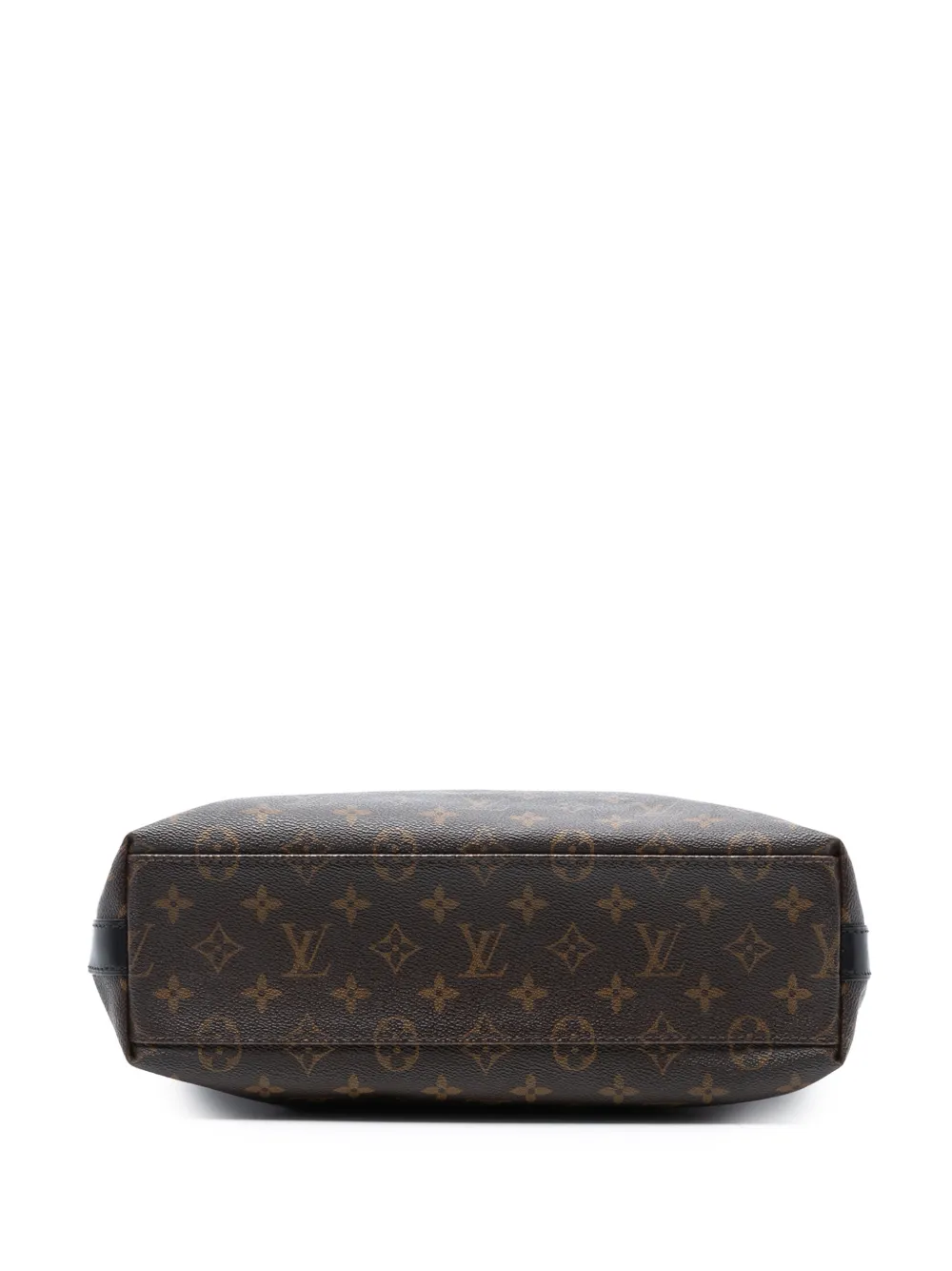 LOUIS VUITTON Pre-owned 2011 Monogram Macassar Kitan Satchel In Black