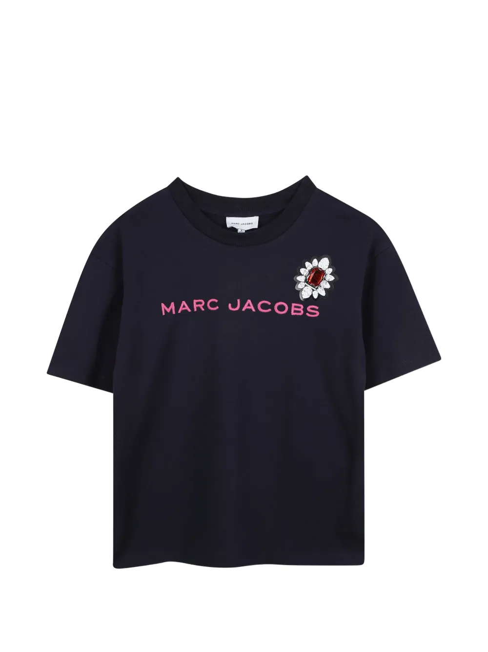Marc Jacobs Kids embellished T-shirt - Blu