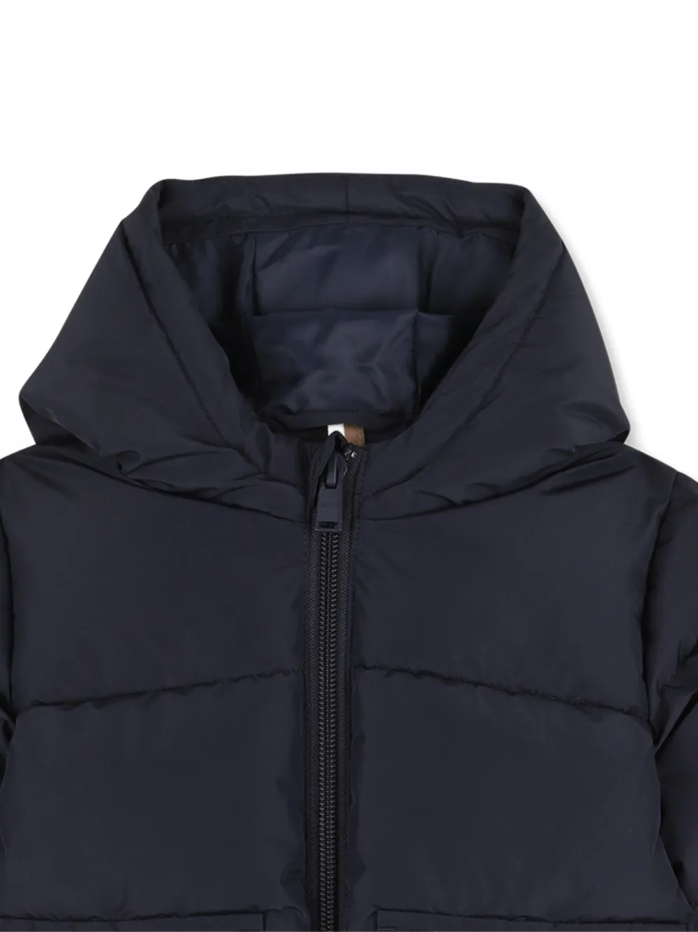 BOSS Kidswear Jack met capuchon Blauw