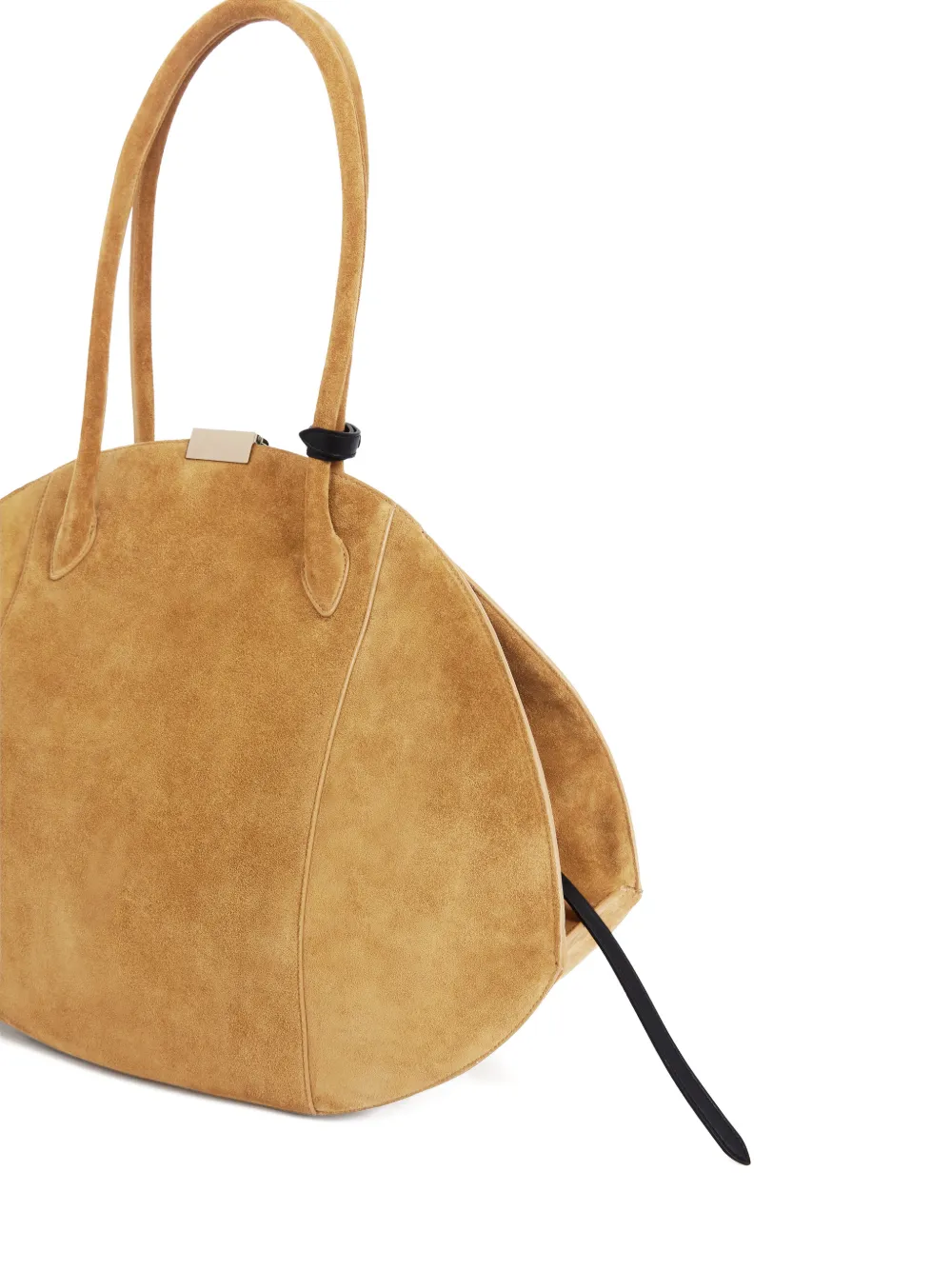 Nina Ricci Le Bal grote suède schoudertas Beige