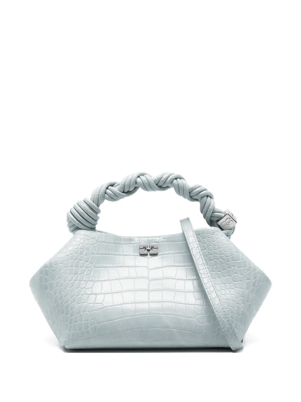 GANNI mini Bou tote bag - Blu