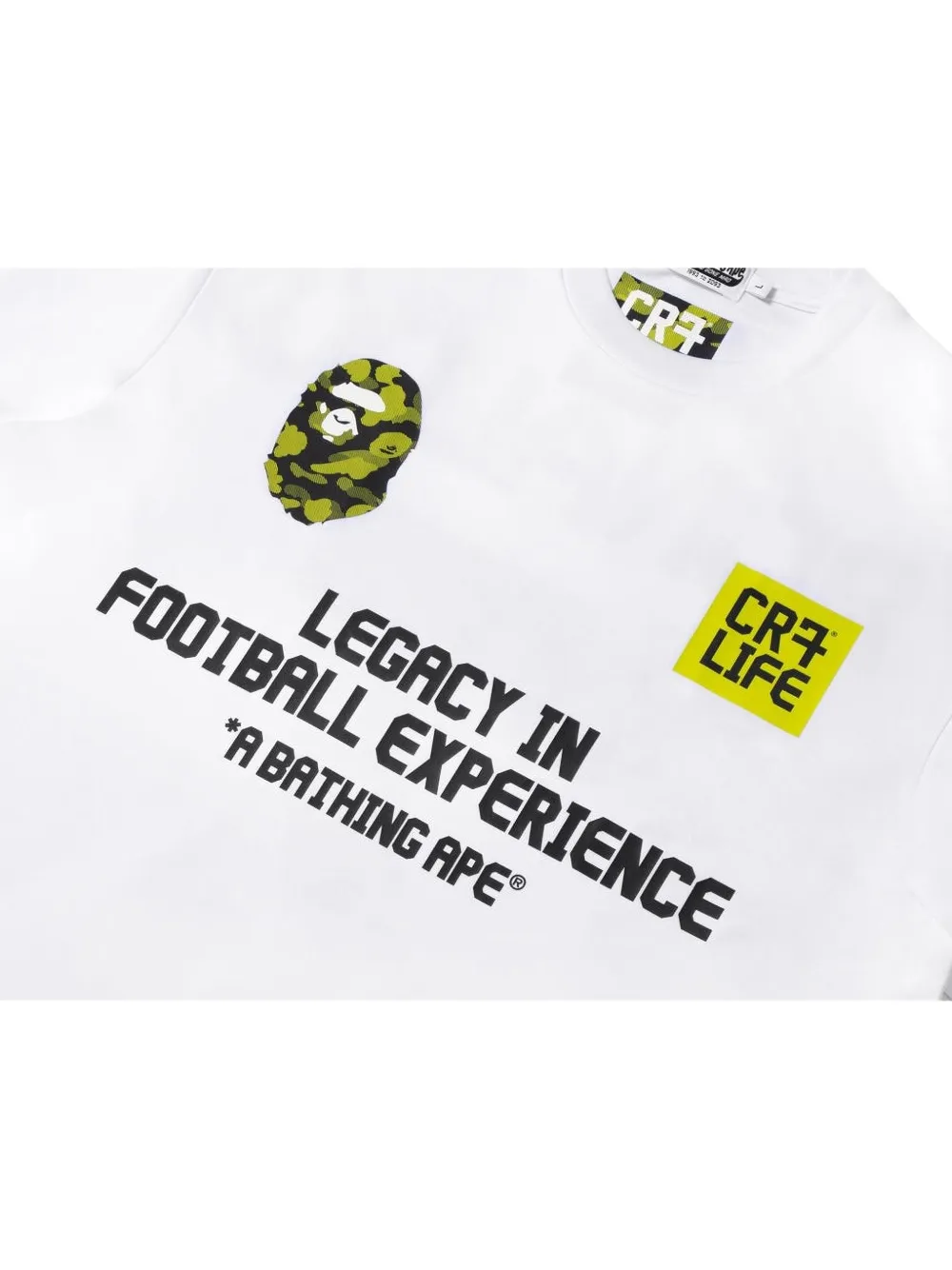 A BATHING APE x CR7Life Ronaldo 7 T-shirt - Wit