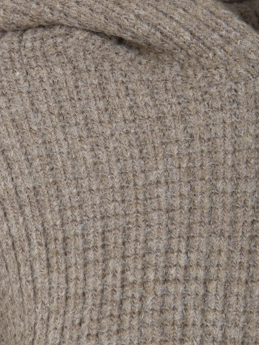 FEAR OF GOD ESSENTIALS Wafelgebreide hoodie Beige