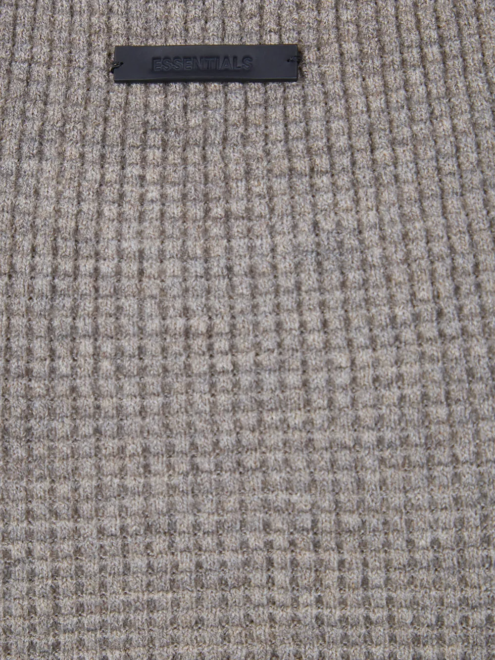  Fear Of God Essentials Waffle-knit Top - Neutrals 