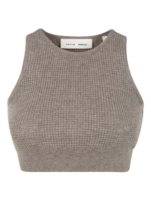 FEAR OF GOD ESSENTIALS Blusa com trama waffle