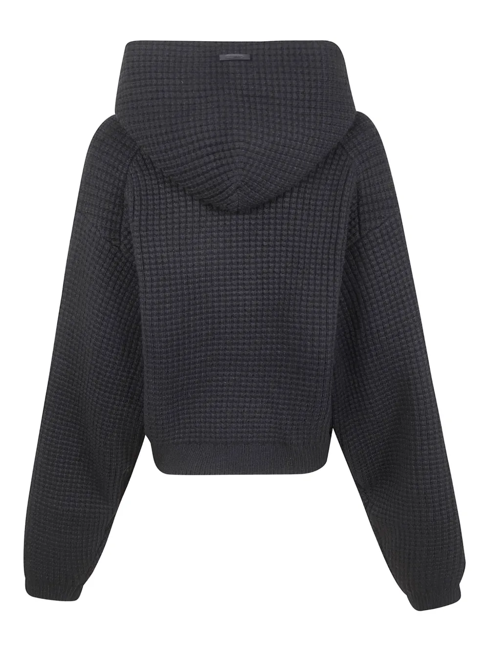 FEAR OF GOD ESSENTIALS Hoodie met wafelpatroon - Zwart