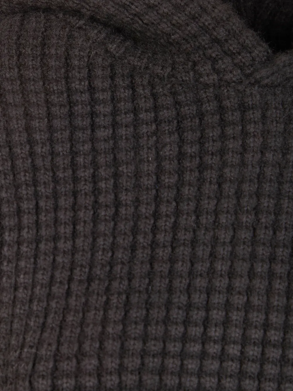 FEAR OF GOD ESSENTIALS Hoodie met wafelpatroon Zwart