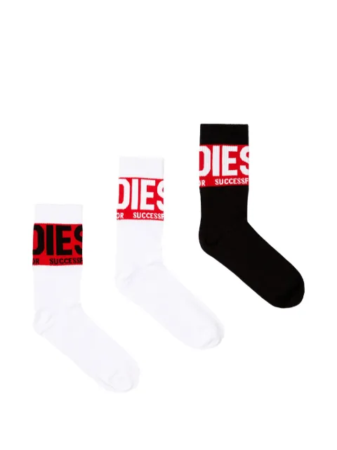 Diesel Skm-Ray logo socks (set of three)
