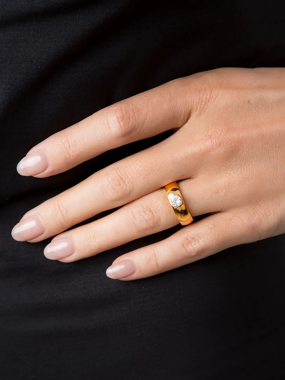 Ostras Collection Vergulde ring - Goud