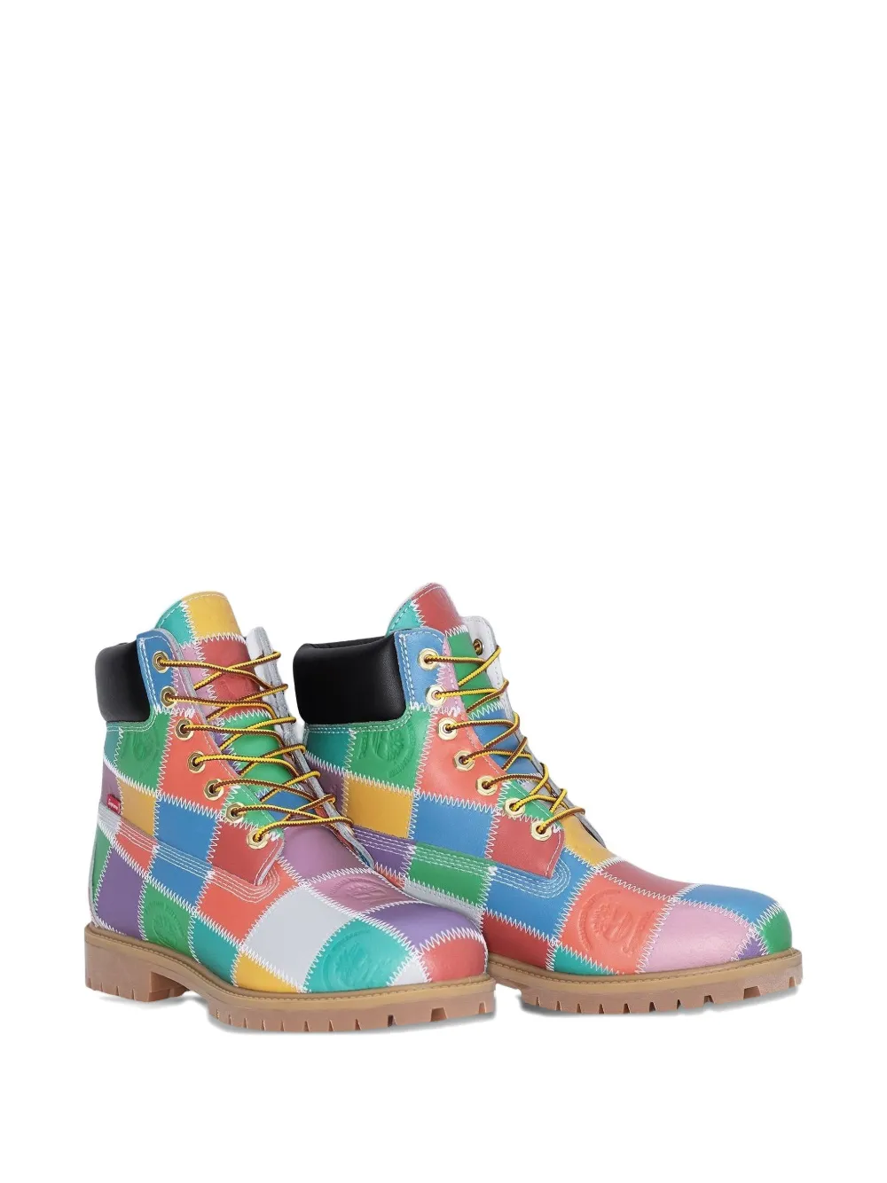 Timberland patchwork boots | Biker Boots | Image 2
