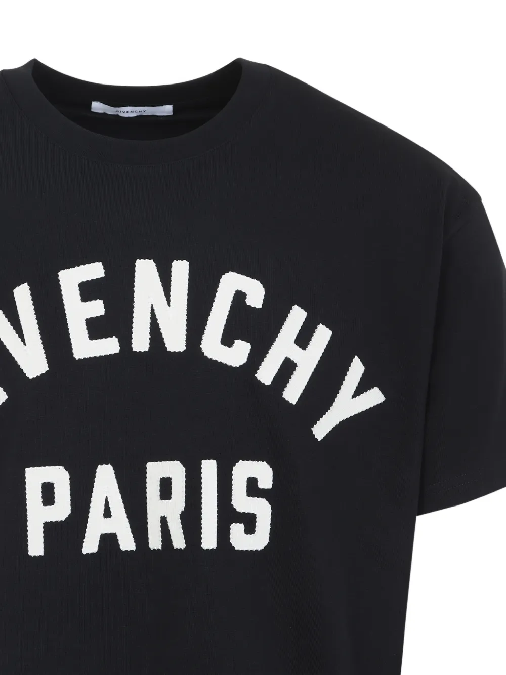 Givenchy T-shirt met geborduurd logo Zwart