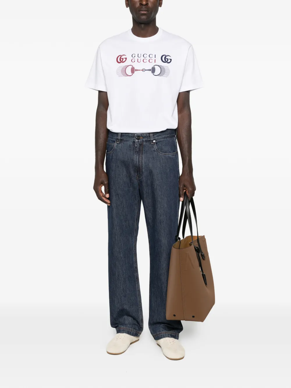 Gucci logo-print T-shirt - Wit