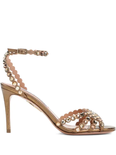 Aquazzura 85mm Tequila embellished sandals