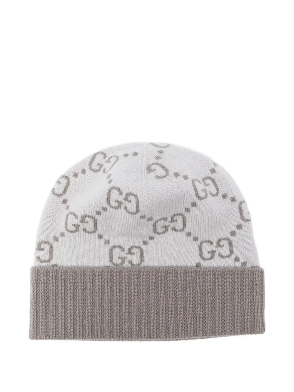 Gucci GG-pattern beanie hat | Grey | Image 1
