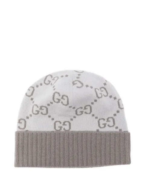 Gucci GG-pattern beanie hat