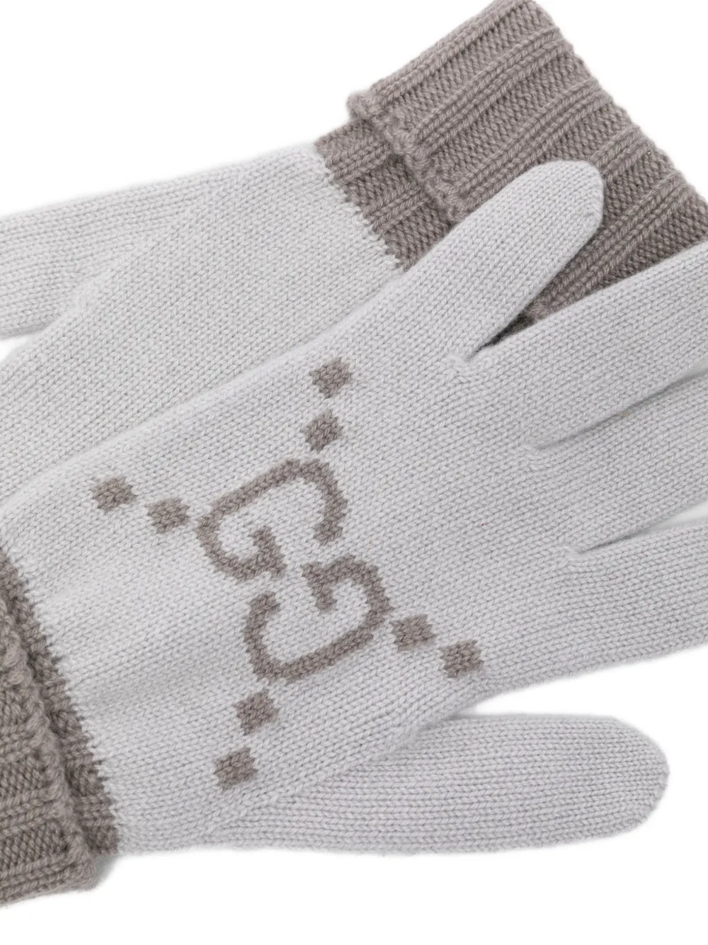 Gucci ロゴ グローブ | グレー | FARFETCH JP