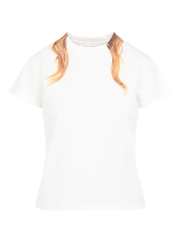 MM6 Maison Margiela クルーネック Tシャツ | ホワイト | FARFETCH JP