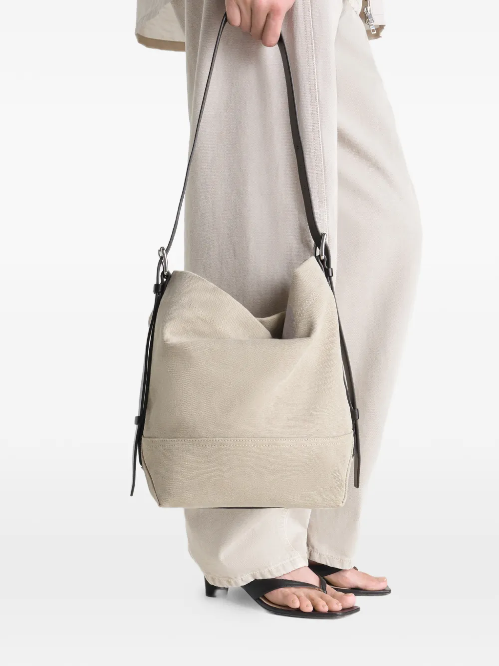 LEMAIRE small belted tote bag - Toni neutri