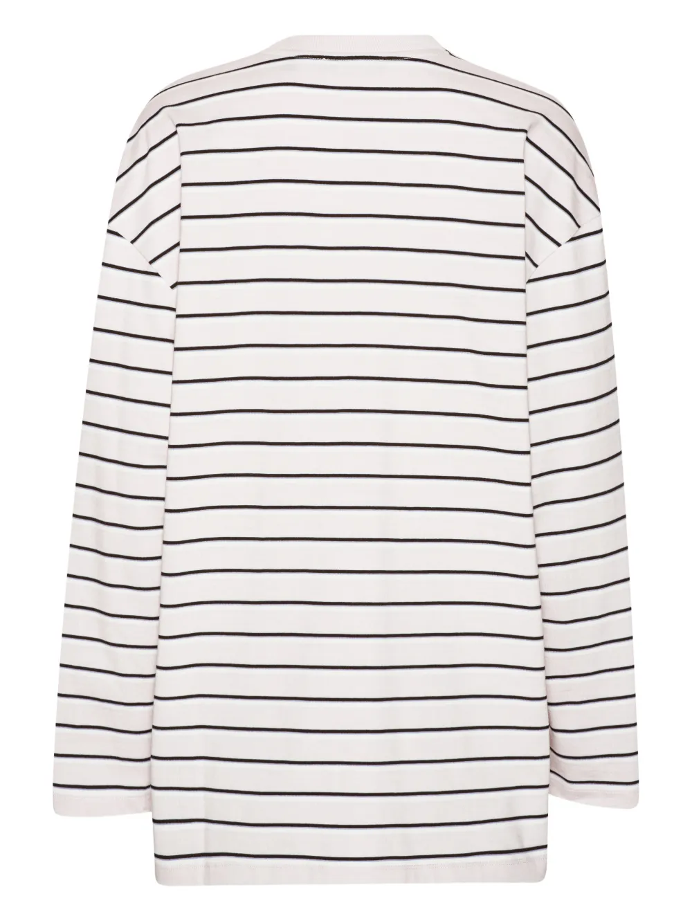 Rotate Birger Christensen Striped Oversized Cotton Jersey T-shirt In Multi