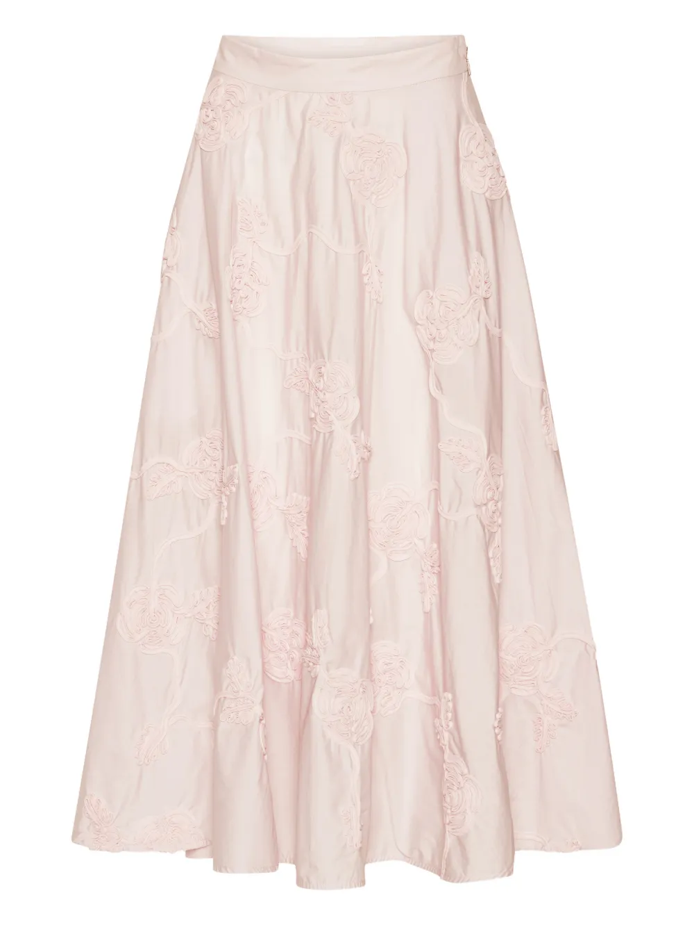 ROTATE BIRGER CHRISTENSEN flower midi skirt - Rosa
