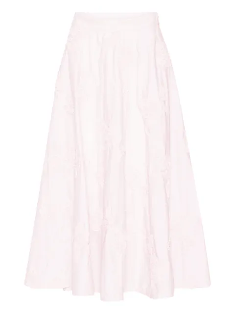 ROTATE BIRGER CHRISTENSEN flower midi skirt