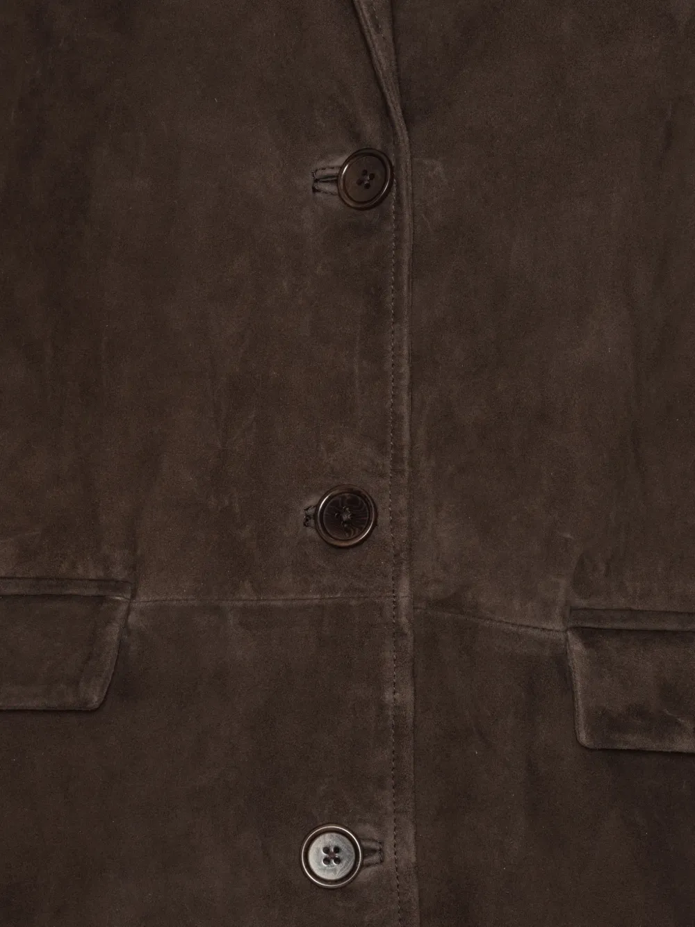 ROTATE BIRGER CHRISTENSEN Oversized suède blazer Bruin