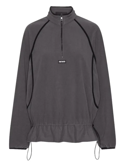 ROTATE BIRGER CHRISTENSEN half-zip fleece sweater