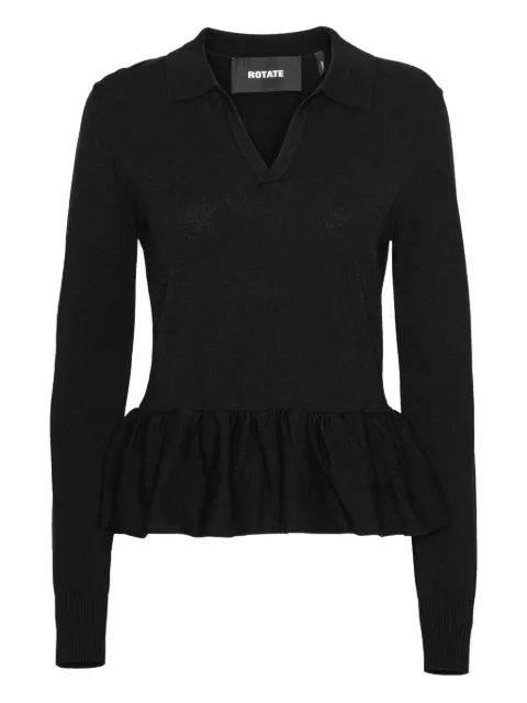ROTATE BIRGER CHRISTENSEN peplum knit top