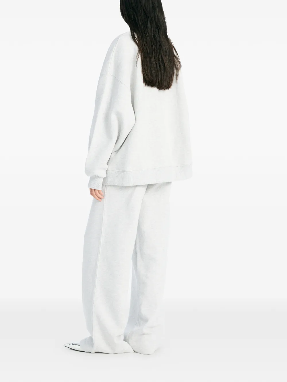  Rotate Birger Christensen Crew-neck Sweatshirt - Grey 