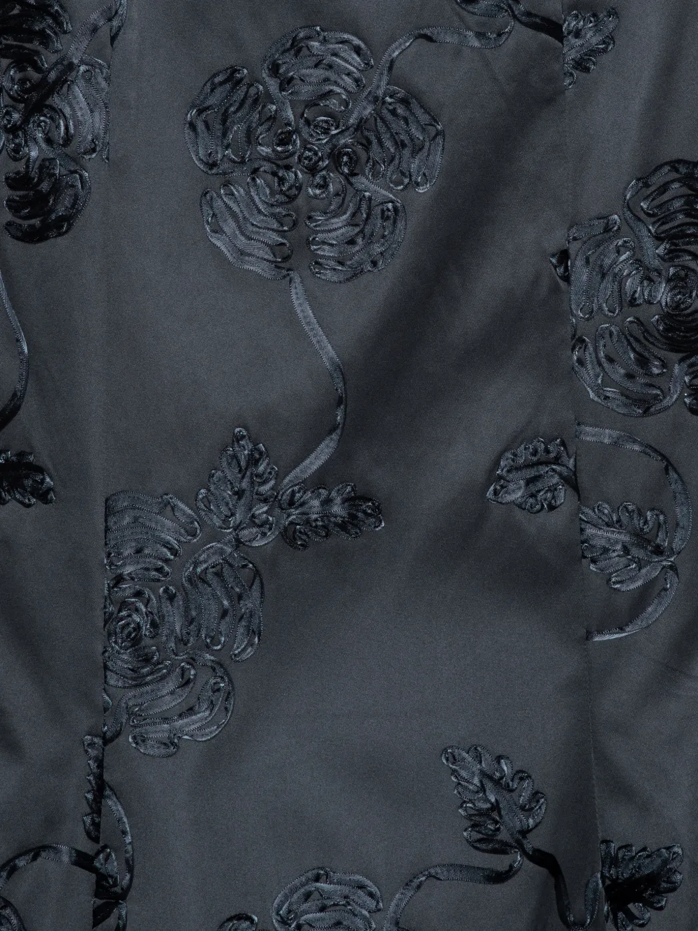 ROTATE BIRGER CHRISTENSEN 3D Flower midi-jurk Blauw