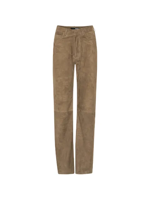 ROTATE BIRGER CHRISTENSEN straight suede pants