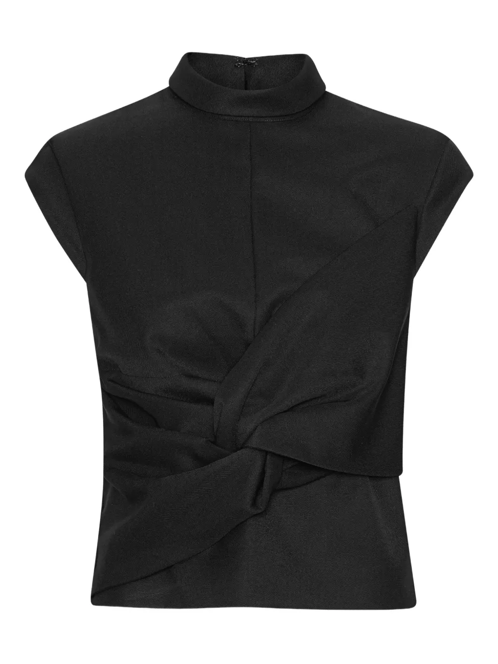 ROTATE BIRGER CHRISTENSEN draped top | Black | Image 1