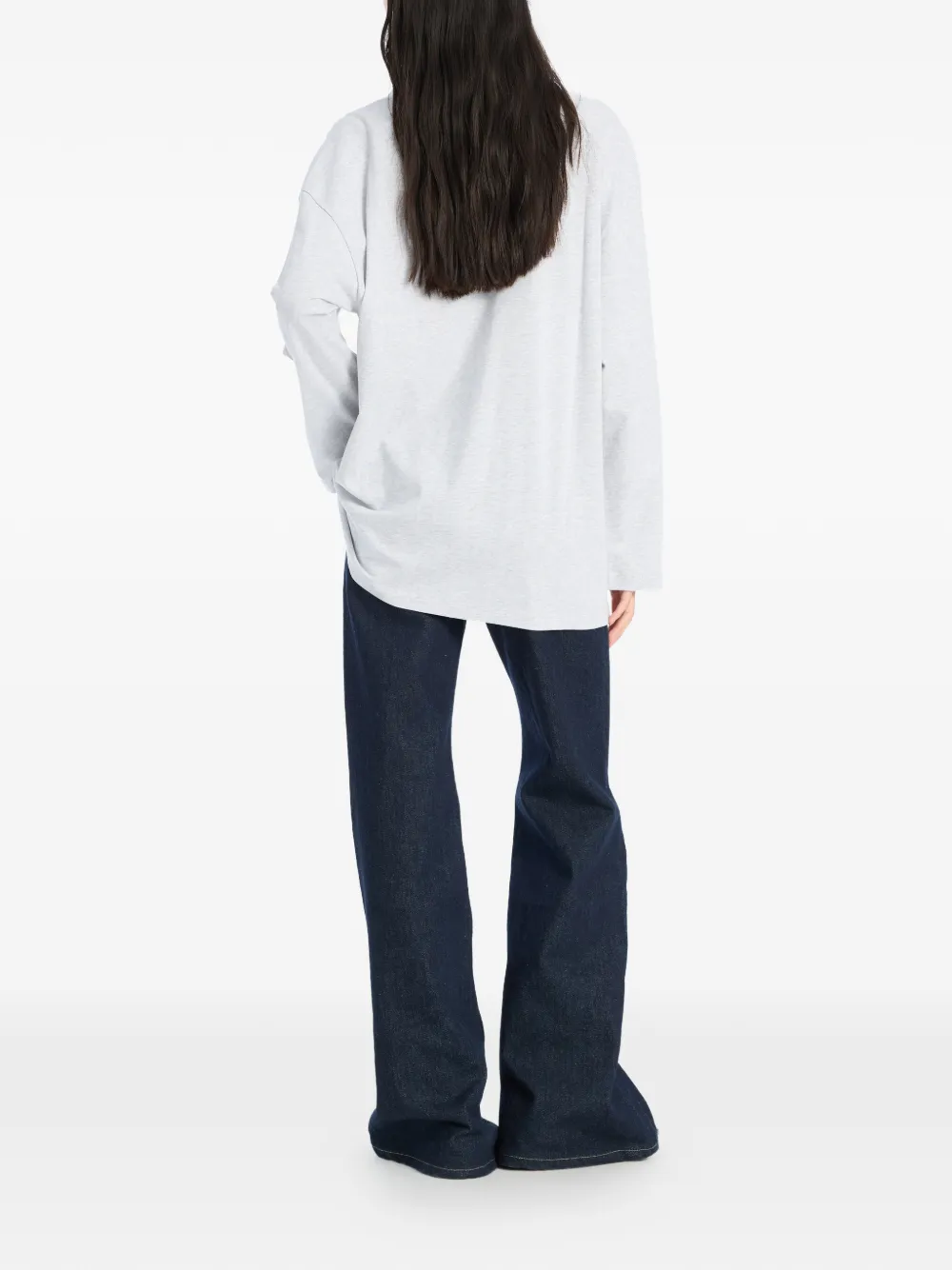 ROTATE BIRGER CHRISTENSEN T-shirt met lange mouwen Grijs
