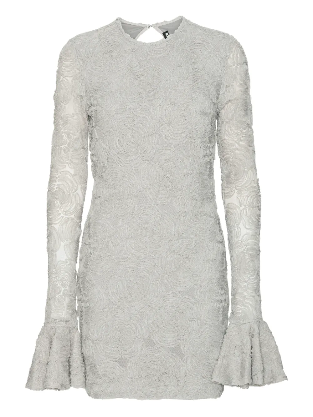 ROTATE BIRGER CHRISTENSEN Abito corto a maniche lunghe - Grigio