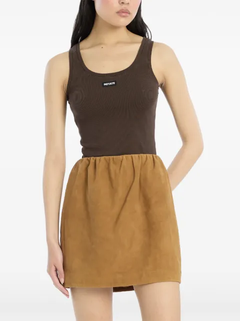 ROTATE BIRGER CHRISTENSEN logo ribbed top