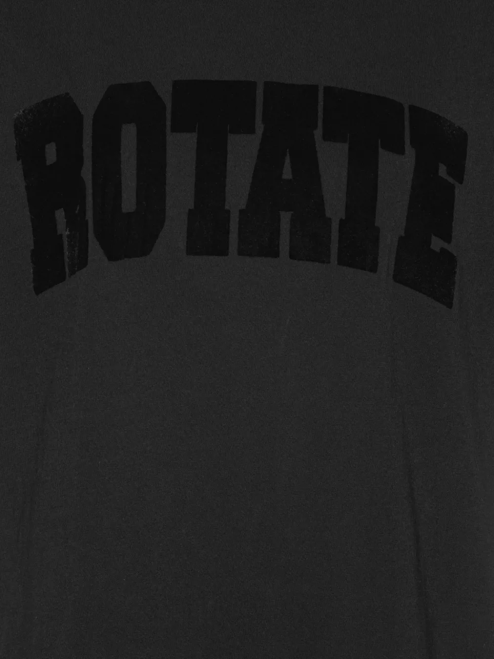 Rotate Birger Christensen Oversized Cotton T-shirt In Black