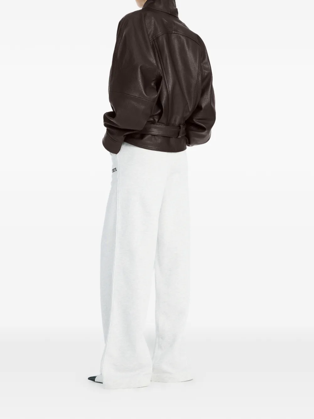 Rotate Birger Christensen Logo-embroidered Track Pants In White
