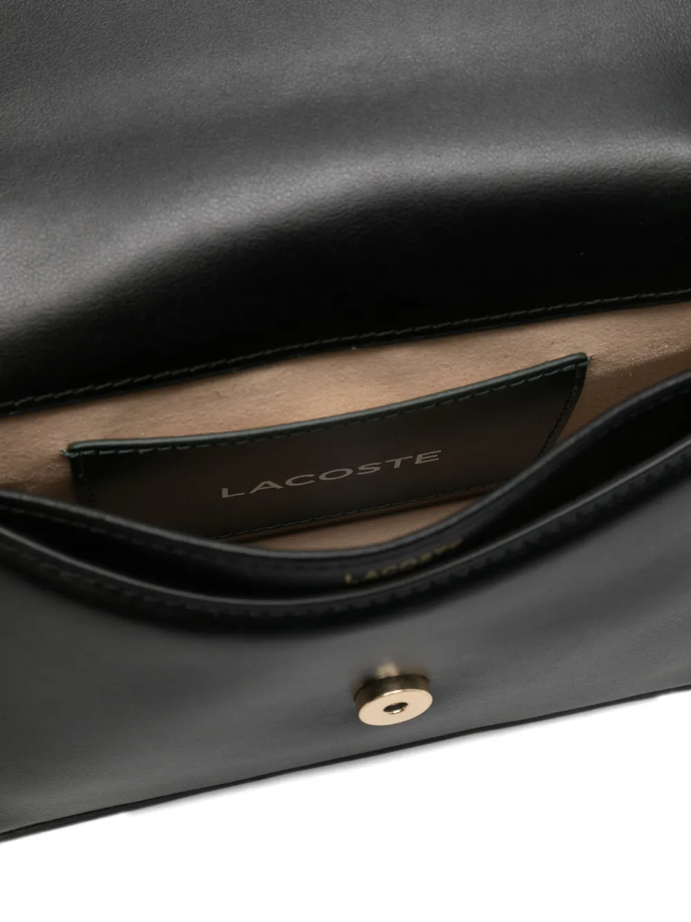 Lacoste Mini-tas met draaislot Zwart