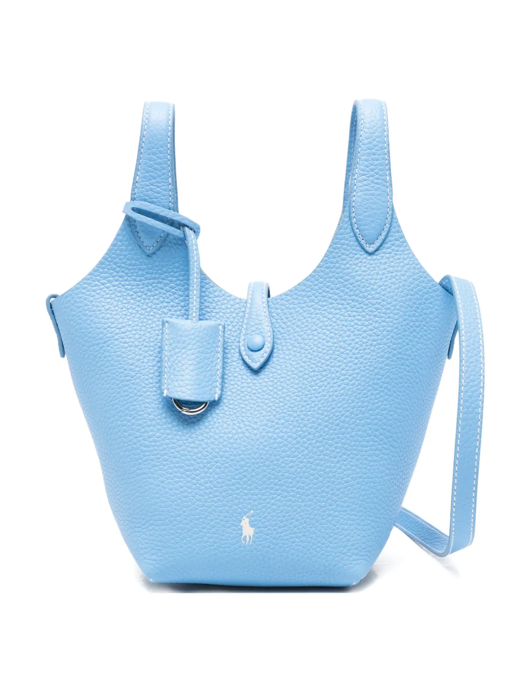 Polo Ralph Lauren small Polo Play leather cross body bag - Blu
