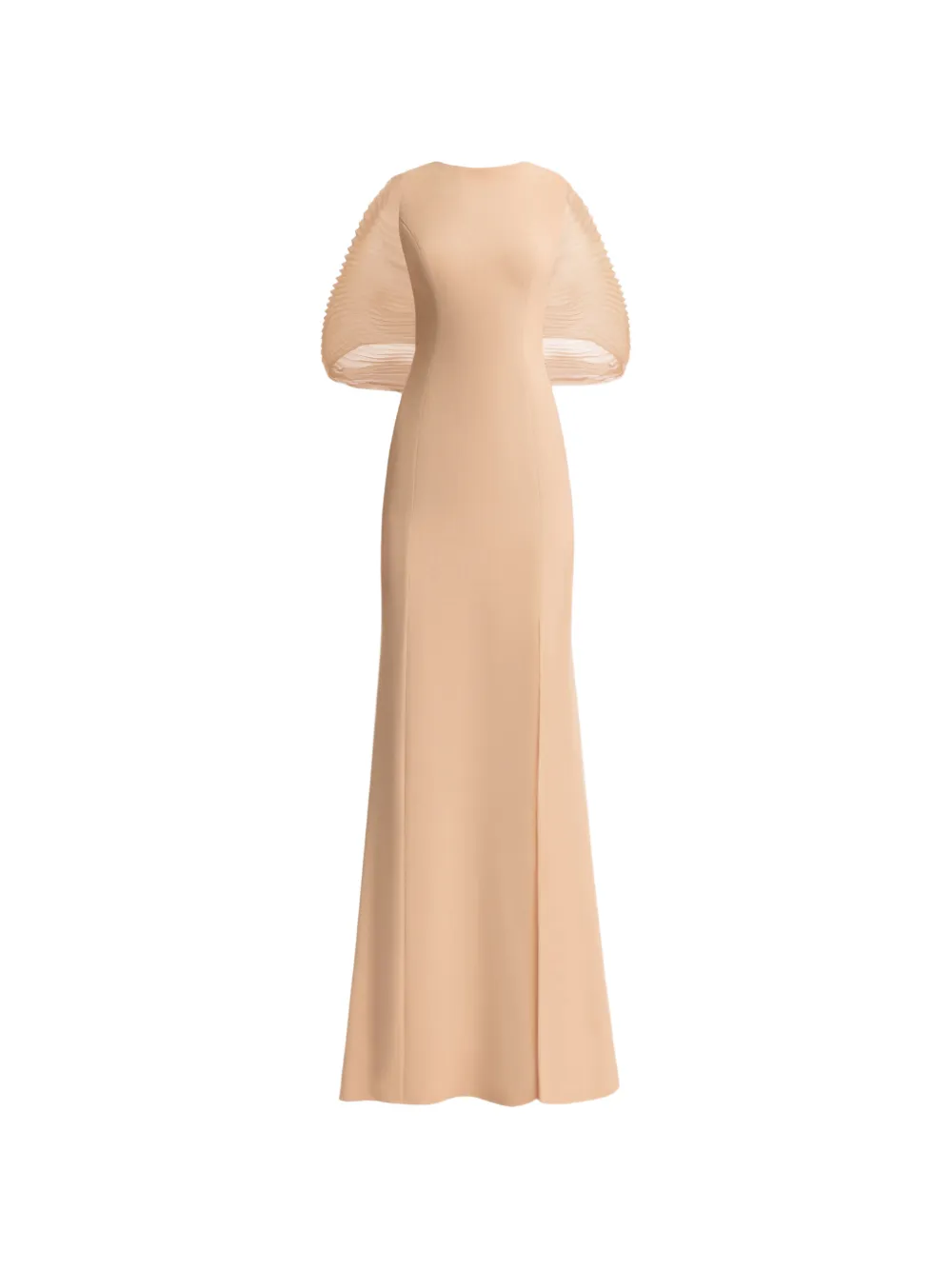 Gemy Maalouf Maxi-jurk met strikdetail Beige
