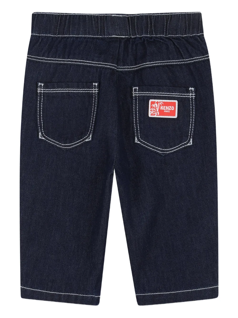  Kenzo Kids Contrast-stitching Jeans - Blue 